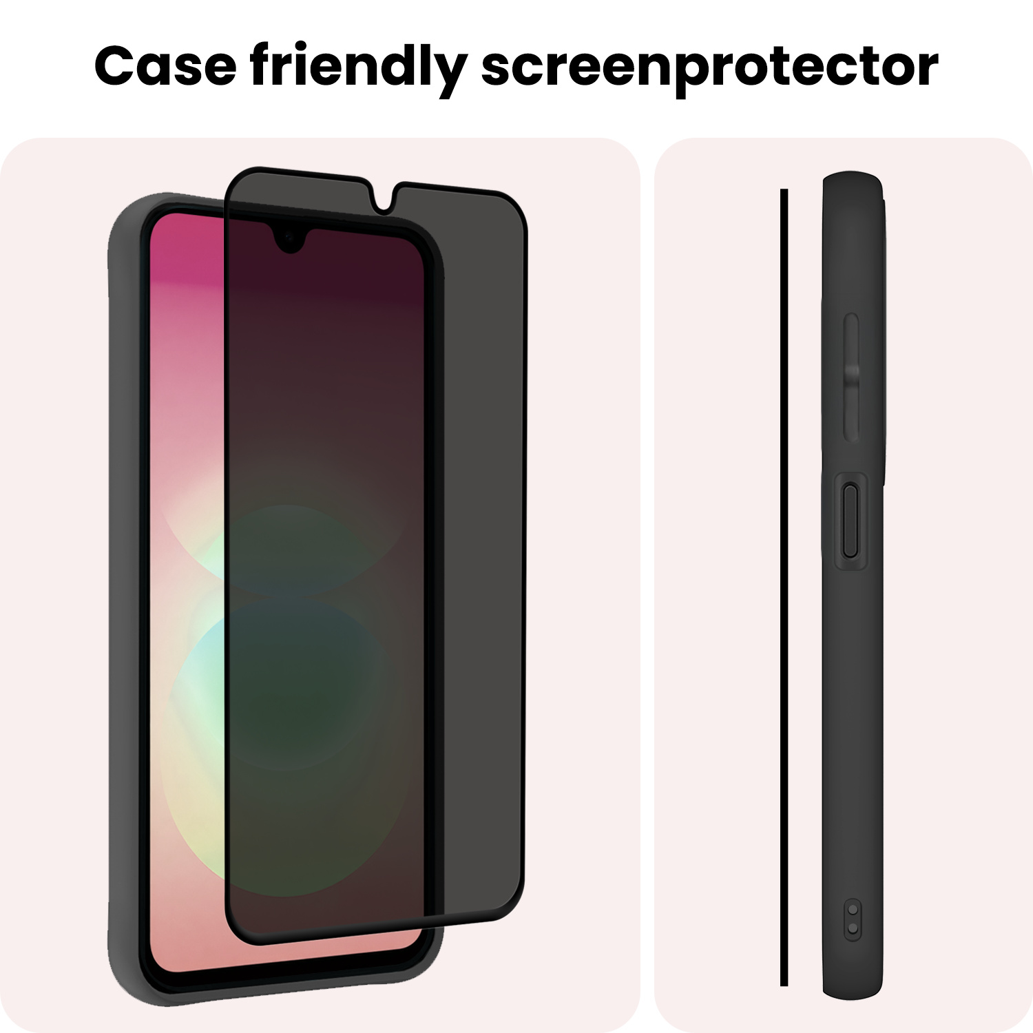 NoXx NoXx Samsung Galaxy A18 Screenprotector Glas Privacy - 2 PACK