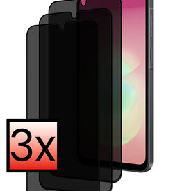 NoXx NoXx Samsung Galaxy A18 Screenprotector Glas Privacy - 3 PACK