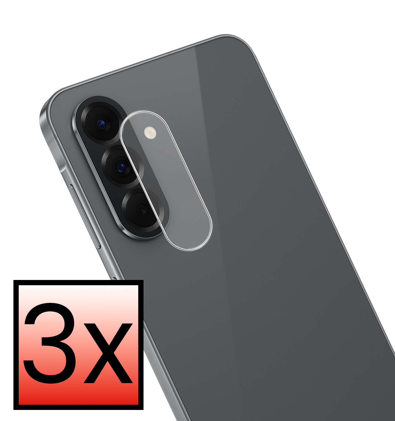 NoXx NoXx Samsung Galaxy A18 Camera Screenprotector - 3 PACK