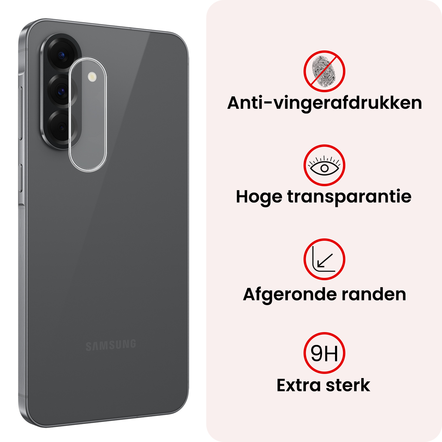 NoXx NoXx Samsung Galaxy A18 Camera Screenprotector - 3 PACK