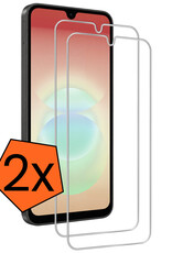 Nomfy Nomfy Samsung Galaxy A18 Screenprotector Glas - 2 PACK