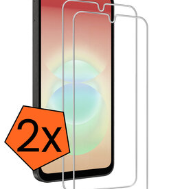 Nomfy Nomfy Samsung Galaxy A18 Screenprotector Glas - 2 PACK