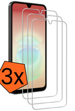 Nomfy Nomfy Samsung Galaxy A18 Screenprotector Glas - 3 PACK