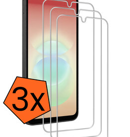 Nomfy Nomfy Samsung Galaxy A18 Screenprotector Glas - 3 PACK