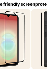 Nomfy Nomfy Samsung Galaxy A18 Screenprotector Glas Full Cover - 2 PACK