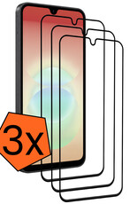 Nomfy Nomfy Samsung Galaxy A18 Screenprotector Glas Full Cover - 3 PACK