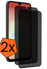 Nomfy Nomfy Samsung Galaxy A18 Screenprotector Glas Privacy - 2 PACK