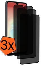 Nomfy Nomfy Samsung Galaxy A18 Screenprotector Glas Privacy - 3 PACK