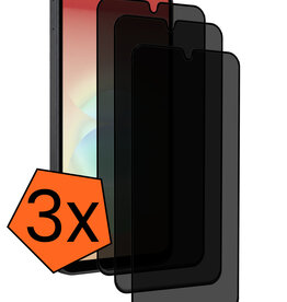 Nomfy Nomfy Samsung Galaxy A18 Screenprotector Glas Privacy - 3 PACK