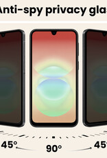 Nomfy Nomfy Samsung Galaxy A18 Screenprotector Glas Privacy - 3 PACK