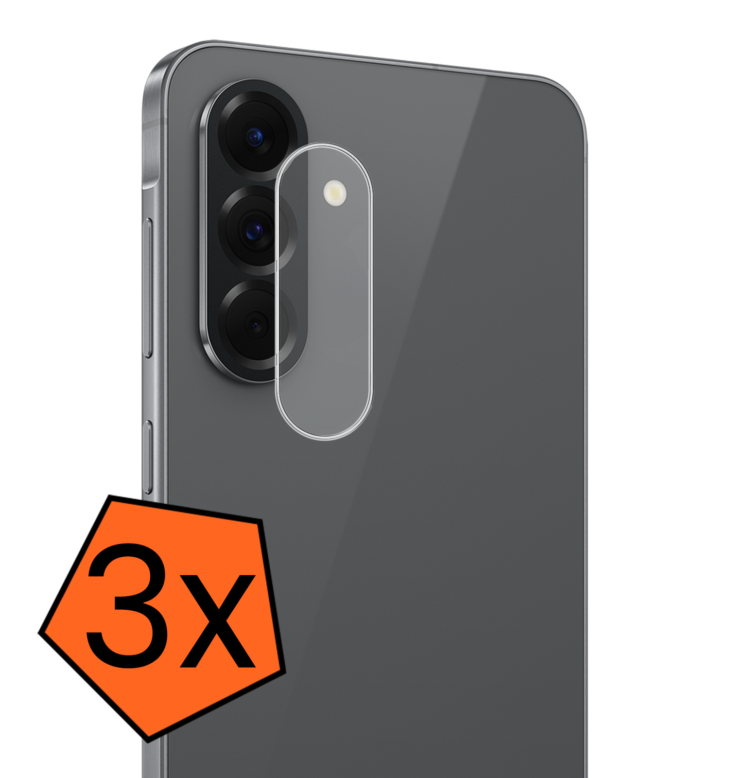 Nomfy Nomfy Samsung Galaxy A18 Camera Screenprotector - 3 PACK