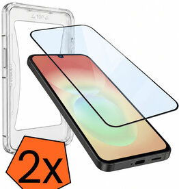 Nomfy Nomfy Samsung Galaxy A18 Hybrid Screenprotector - 2 PACK