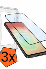 Nomfy Nomfy Samsung Galaxy A18 Hybrid Screenprotector - 3 PACK