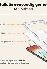 Nomfy Nomfy Samsung Galaxy A18 Hybrid Screenprotector - 3 PACK