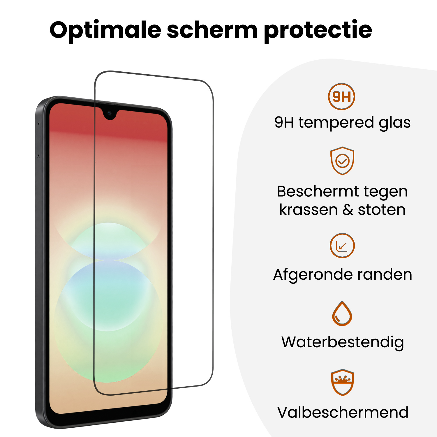 Nomfy Nomfy Samsung Galaxy A18 Screenprotector Perfect Fit Kit - 2 PACK