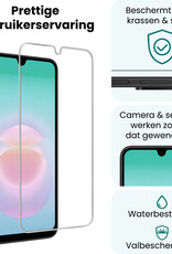 Forterra Forterra Samsung Galaxy A18 Screenprotector Glas - 2 PACK