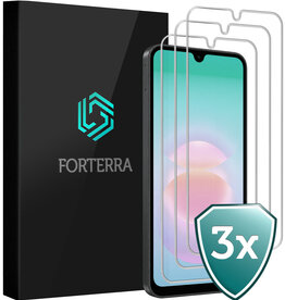 Forterra Forterra Samsung Galaxy A18 Screenprotector Glas - 3 PACK