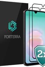 Forterra Forterra Samsung Galaxy A18 Screenprotector Glas Full Cover - 2 PACK