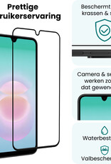 Forterra Forterra Samsung Galaxy A18 Screenprotector Glas Full Cover - 2 PACK