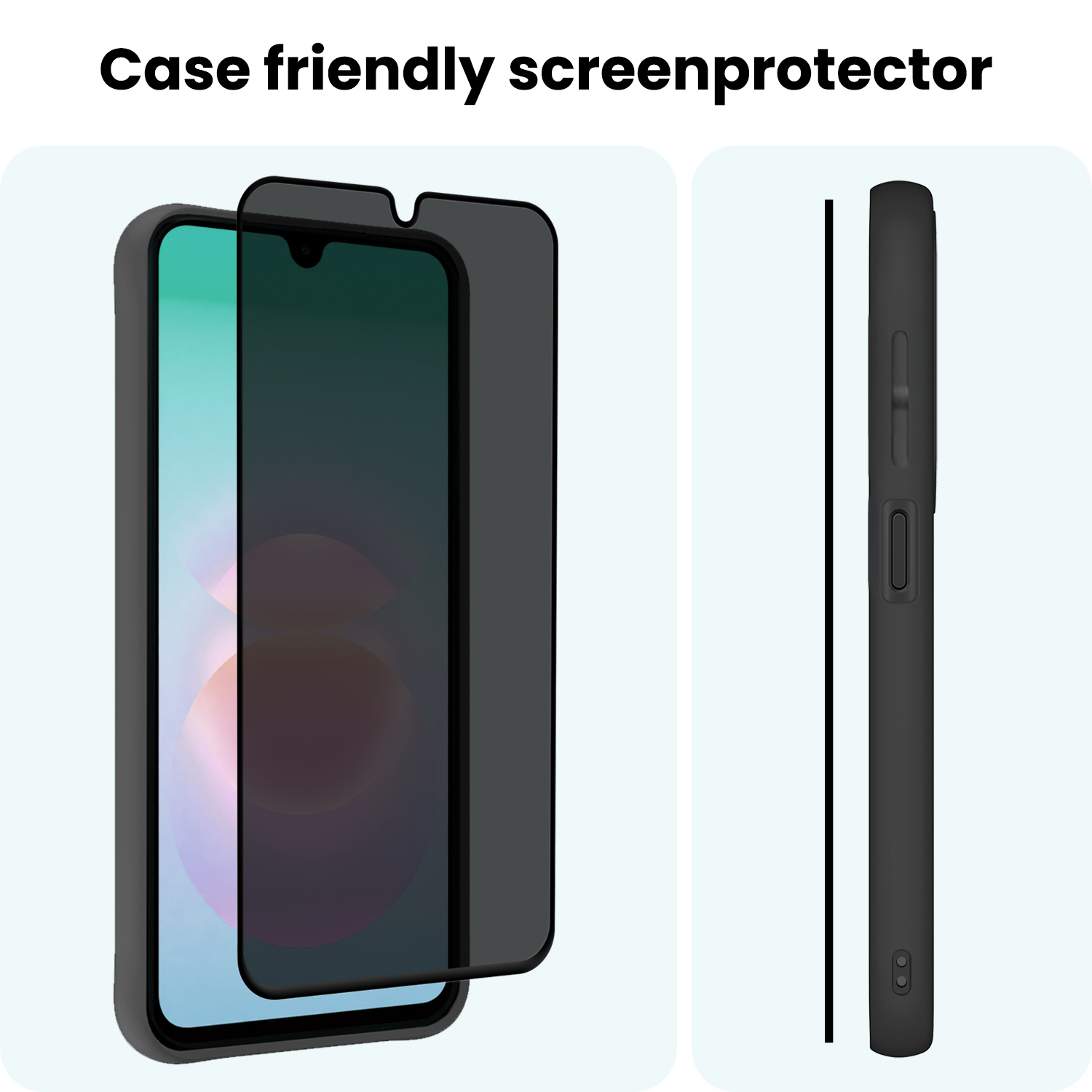 Forterra Forterra Samsung Galaxy A18 Screenprotector Glas Privacy