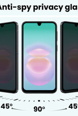 Forterra Forterra Samsung Galaxy A18 Screenprotector Glas Privacy - 2 PACK