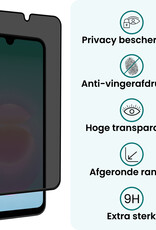 Forterra Forterra Samsung Galaxy A18 Screenprotector Glas Privacy - 3 PACK