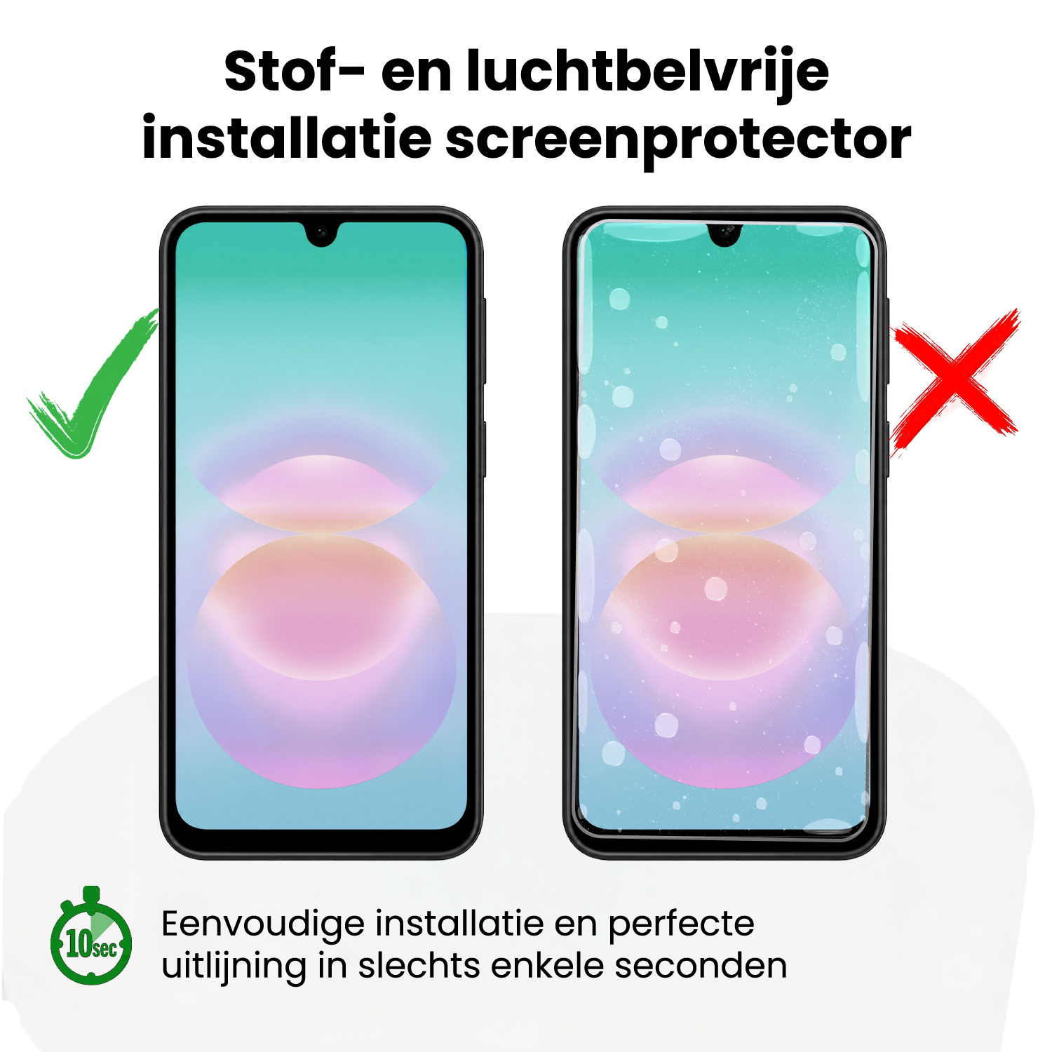 Forterra Forterra Samsung Galaxy A18 Screenprotector Perfect Fit Kit - 2 PACK