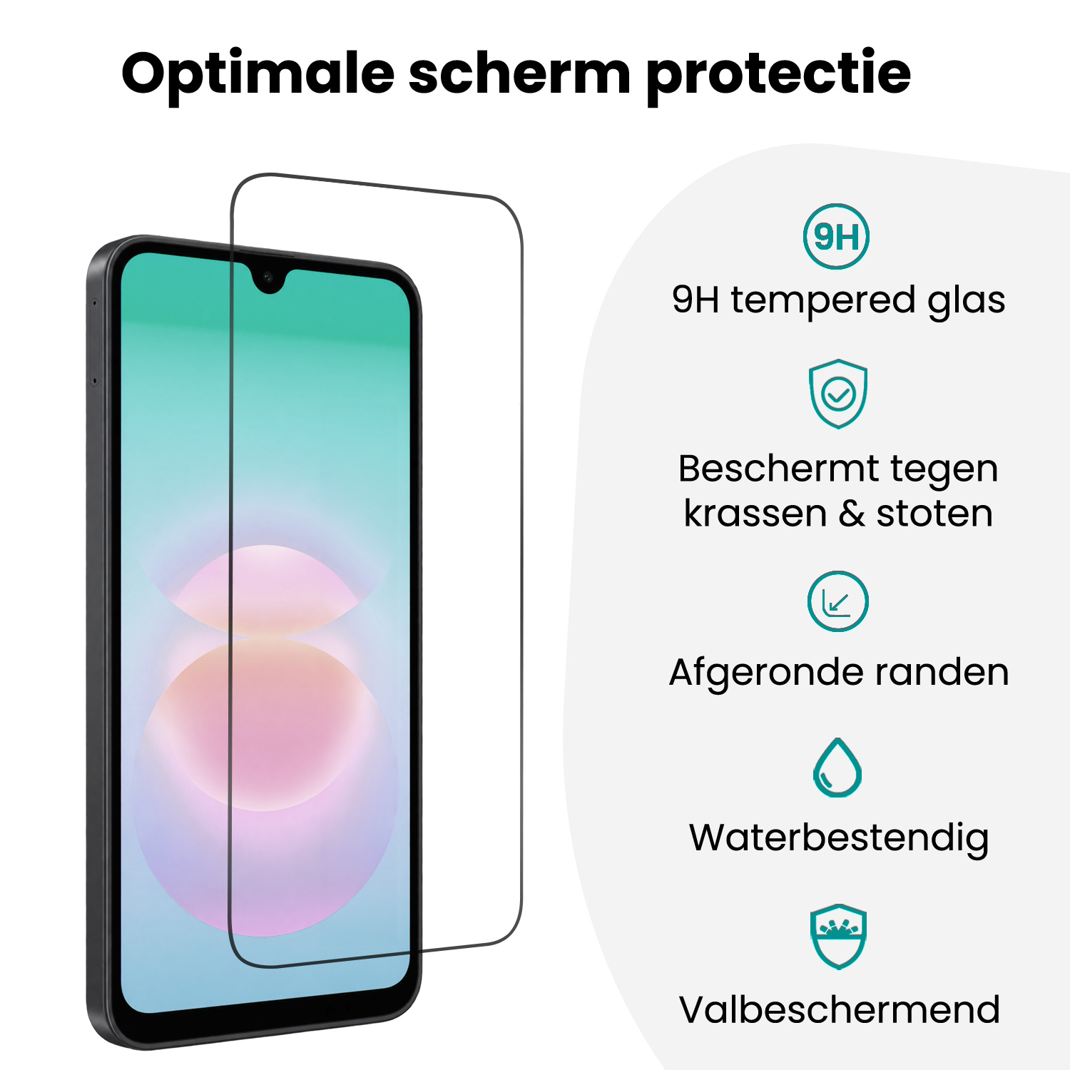 Forterra Forterra Samsung Galaxy A18 Screenprotector Perfect Fit Kit - 2 PACK