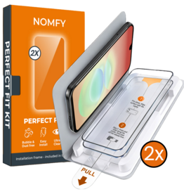 Nomfy Nomfy Samsung Galaxy A18 Screenprotector Perfect Fit Kit - 2 PACK