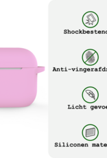BASEY. BASEY. Siliconen Hoesje Voor Apple AirPods 5 - Flamingo