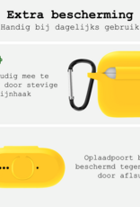 BASEY. BASEY. Siliconen Hoesje Voor Apple AirPods 5 - Geel
