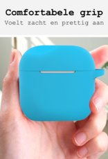 BASEY. BASEY. Siliconen Hoesje Voor Apple AirPods 5 - Lichtblauw