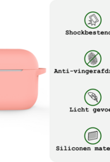 BASEY. BASEY. Siliconen Hoesje Voor Apple AirPods 5 - Lichtroze