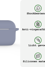 BASEY. BASEY. Siliconen Hoesje Voor Apple AirPods 5 - Lila