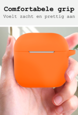 BASEY. BASEY. Siliconen Hoesje Voor Apple AirPods 5 - Oranje