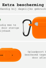 BASEY. BASEY. Siliconen Hoesje Voor Apple AirPods 5 - Oranje