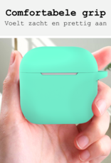 BASEY. BASEY. Siliconen Hoesje Voor Apple AirPods 5 - Turquoise