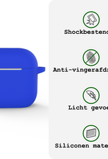 BASEY. BASEY. Siliconen Hoesje Voor Apple AirPods 5 - Blauw