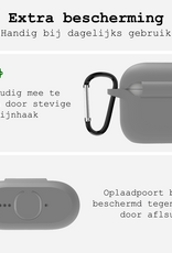 BASEY. BASEY. Siliconen Hoesje Voor Apple AirPods 5 - Grijs