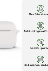 BASEY. BASEY. Siliconen Hoesje Voor Apple AirPods 5 - Wit