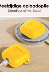 NoXx NoXx Siliconen Hoesje Voor Apple AirPods 5 - Geel