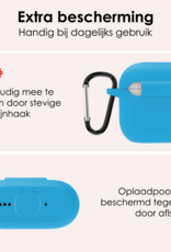 NoXx NoXx Siliconen Hoesje Voor Apple AirPods 5 - Lichtblauw