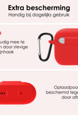 NoXx NoXx Siliconen Hoesje Voor Apple AirPods 5 - Rood