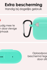 NoXx NoXx Siliconen Hoesje Voor Apple AirPods 5 - Turquoise