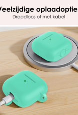 NoXx NoXx Siliconen Hoesje Voor Apple AirPods 5 - Turquoise