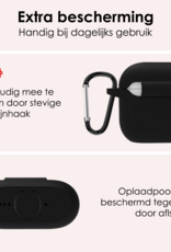 NoXx NoXx Siliconen Hoesje Voor Apple AirPods 5 - Zwart