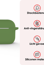 NoXx NoXx Siliconen Hoesje Voor Apple AirPods 5 - Donkergroen