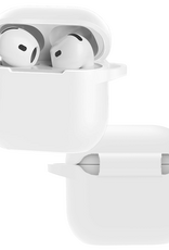 NoXx NoXx Siliconen Hoesje Voor Apple AirPods 5 - Wit