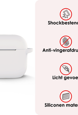 NoXx NoXx Siliconen Hoesje Voor Apple AirPods 5 - Wit