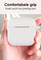 NoXx NoXx Siliconen Hoesje Voor Apple AirPods 5 - Wit